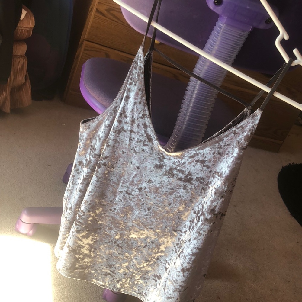 American Eagle Velvet Top